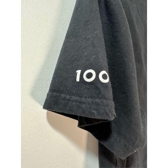 Peloton Century 100 women’s short sleeve black t-shirt size Large. #10-1117 - Picture 5 of 5